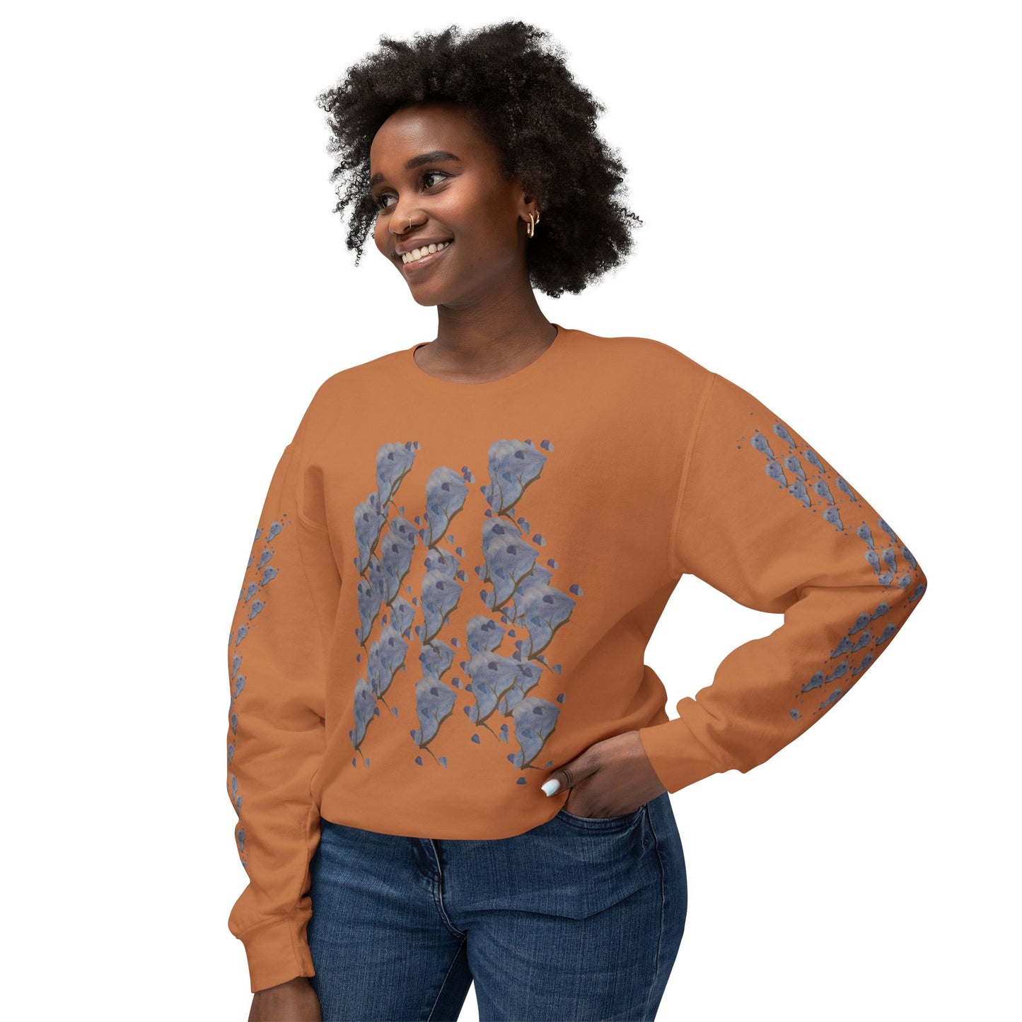 The twigs and leaves Unisex Lightweight Crewneck Sweatshirt