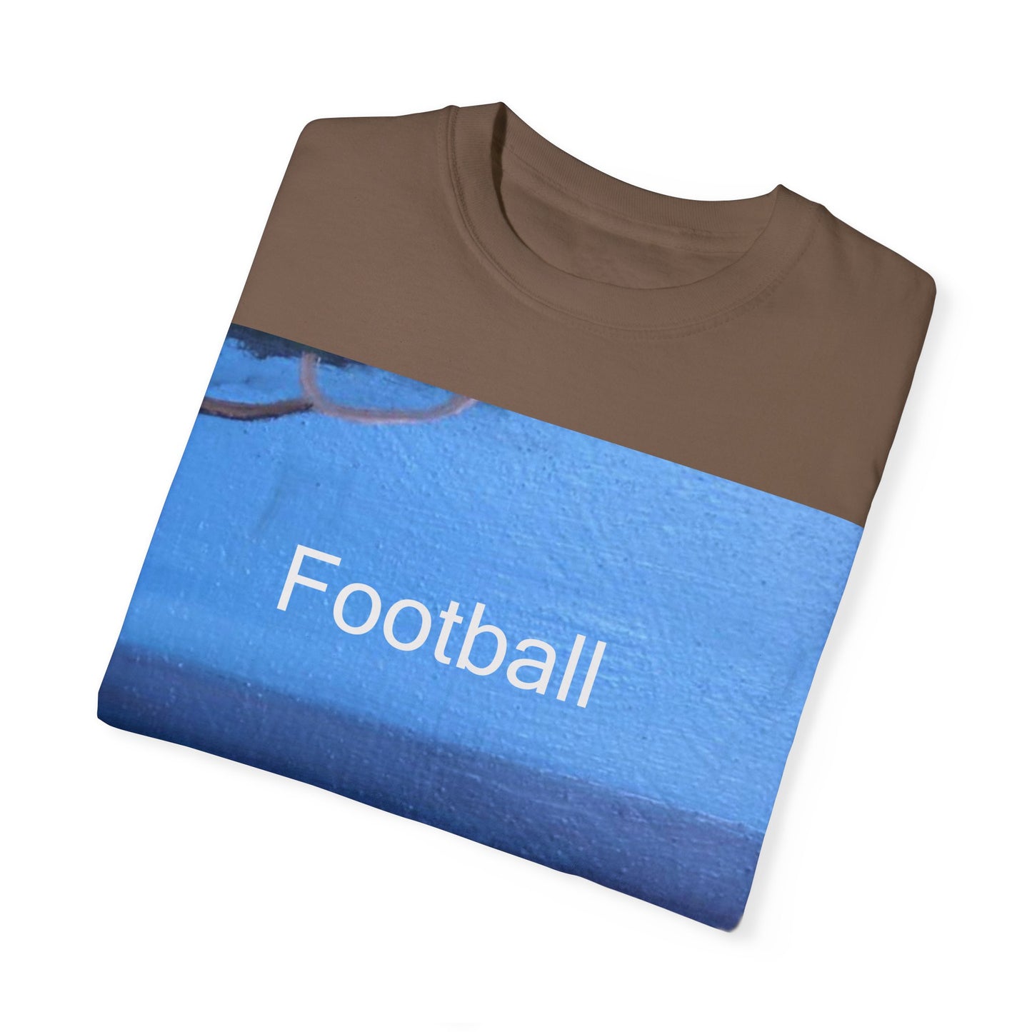 Peeping Acacia branch Football Unisex Garment-Dyed T-shirt