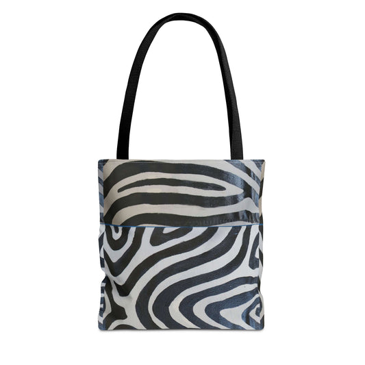 Unleashing Zebra Prints Tote Bag (AOP)