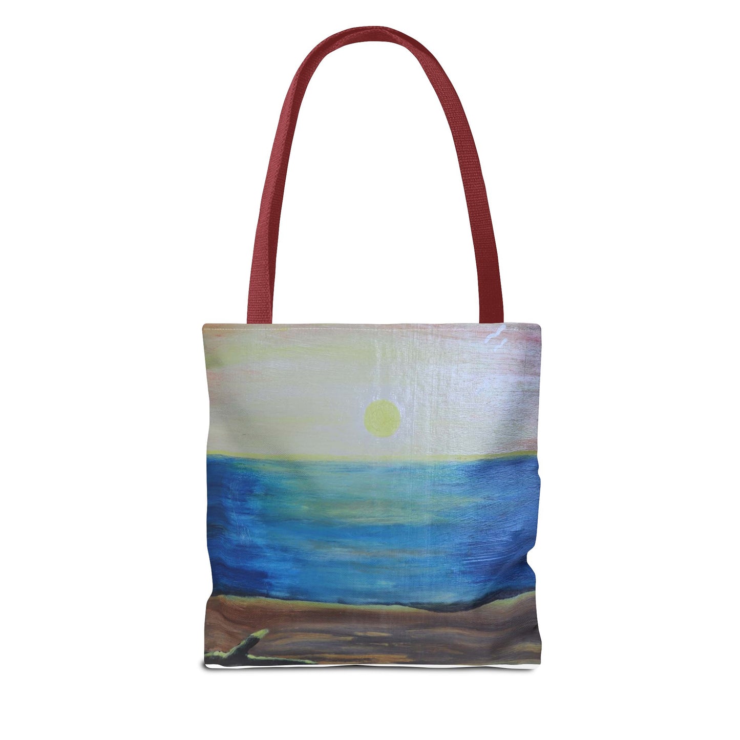 Sunrise over ocean landscape Tote Bag (AOP)