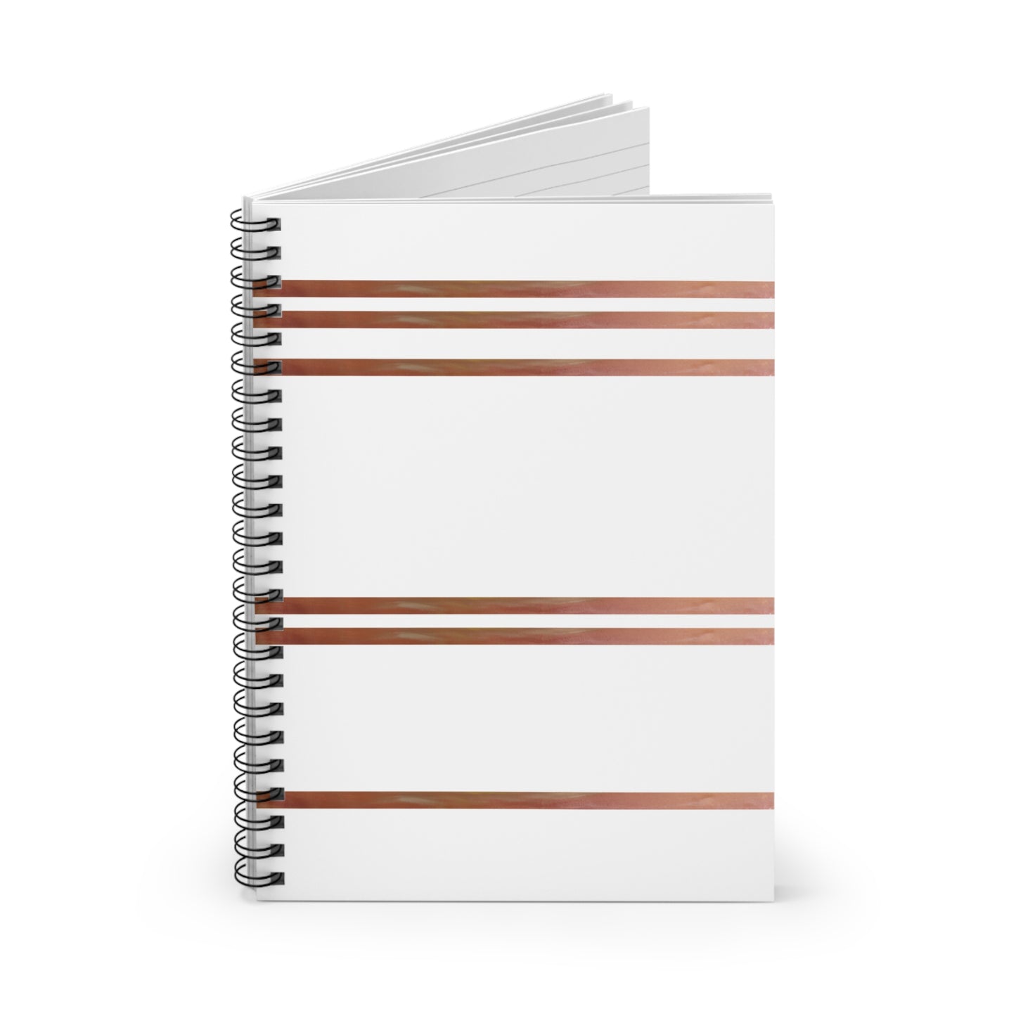 Undulating land waves Spiral Notebook - Ruled Line