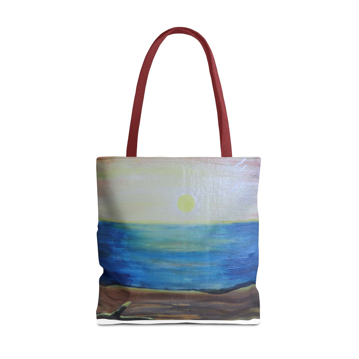 Sunrise over ocean landscape Tote Bag (AOP)