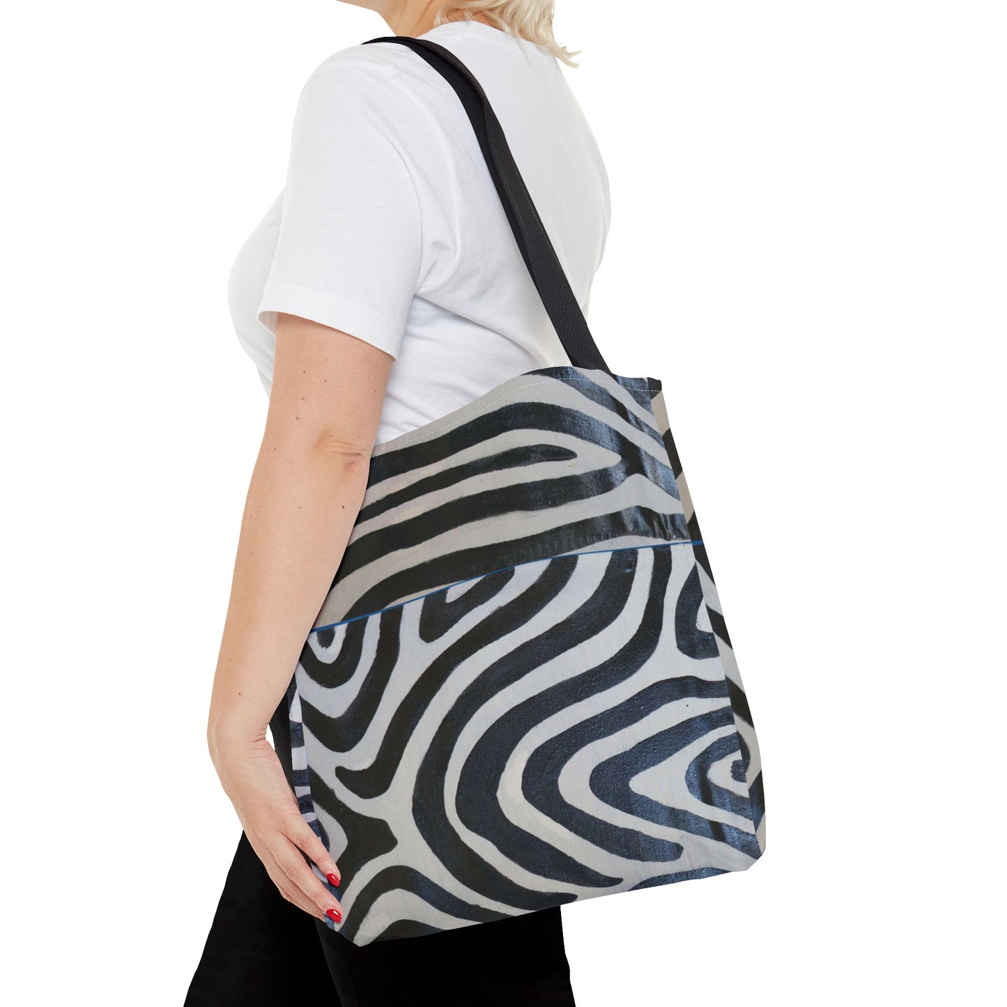 Unleashing Zebra Prints Tote Bag (AOP)