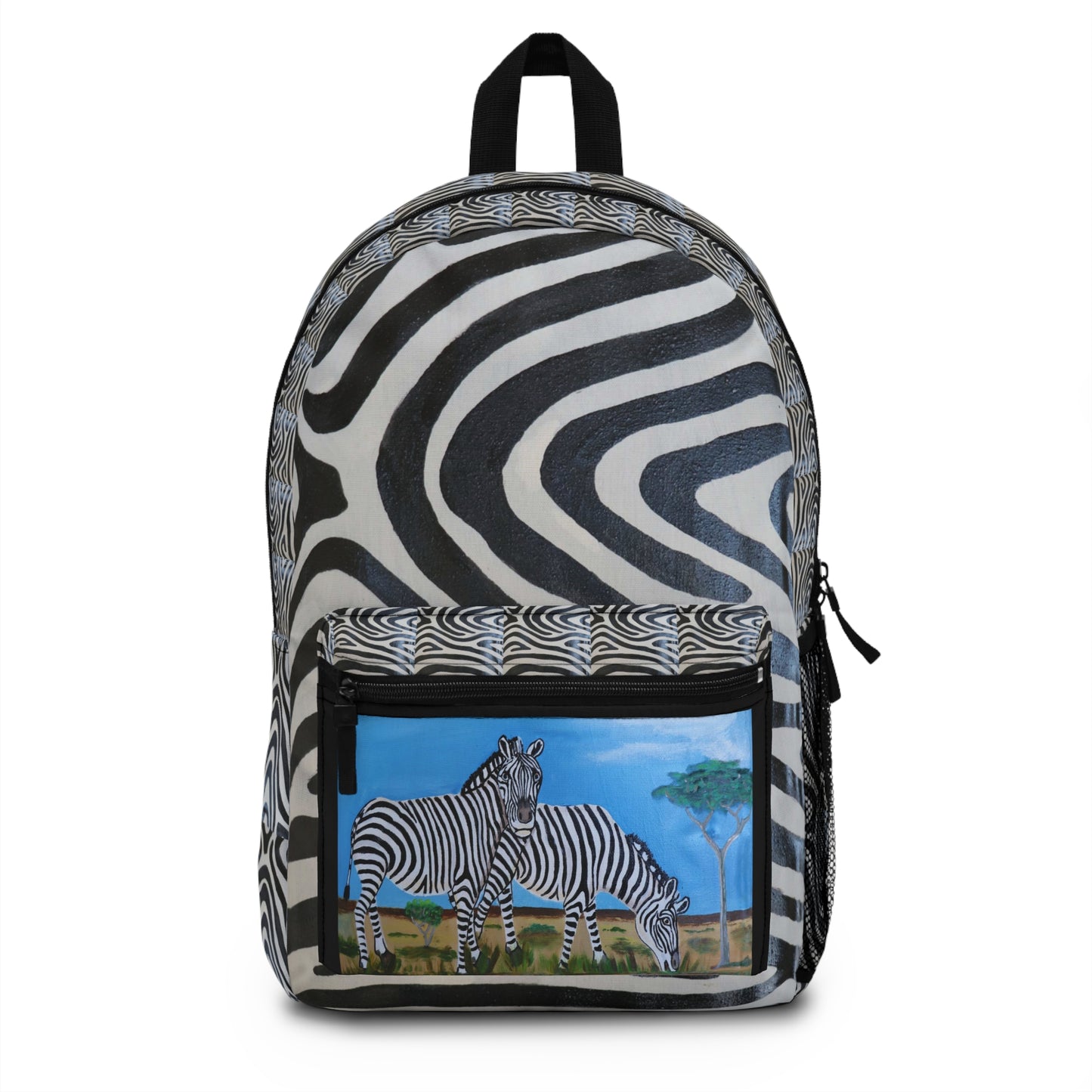 Versatility of Zebra Patterns Backpack