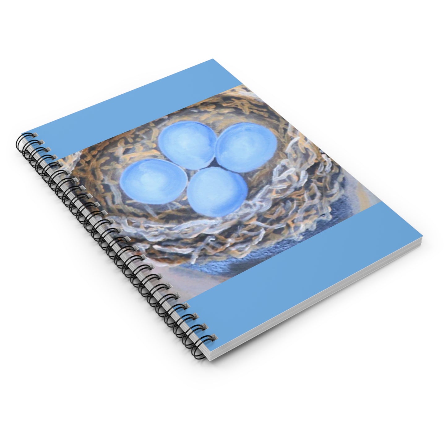 Robbin Bird Magic:  Eggs Delight Spiral Notebook - Ruled Line