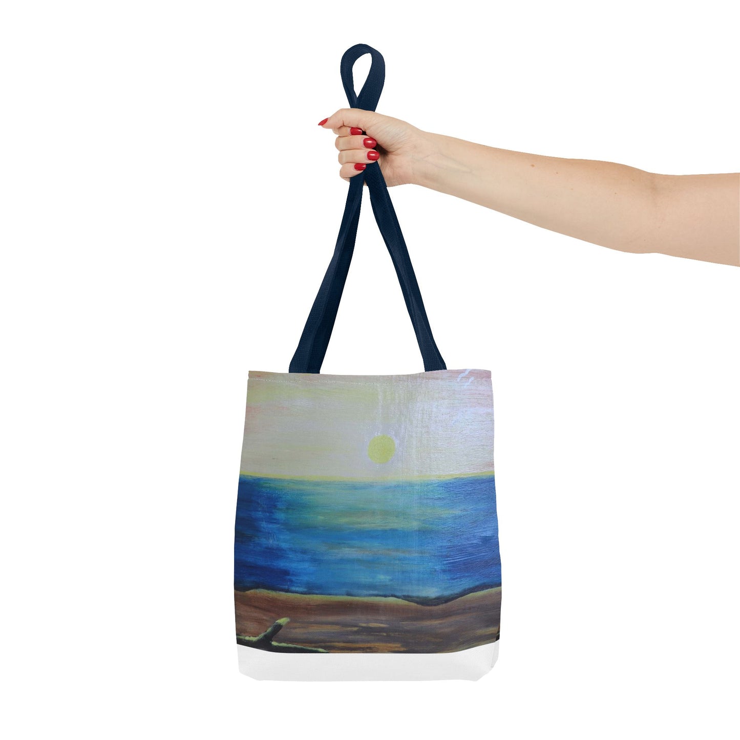 Sunrise over ocean landscape Tote Bag (AOP)