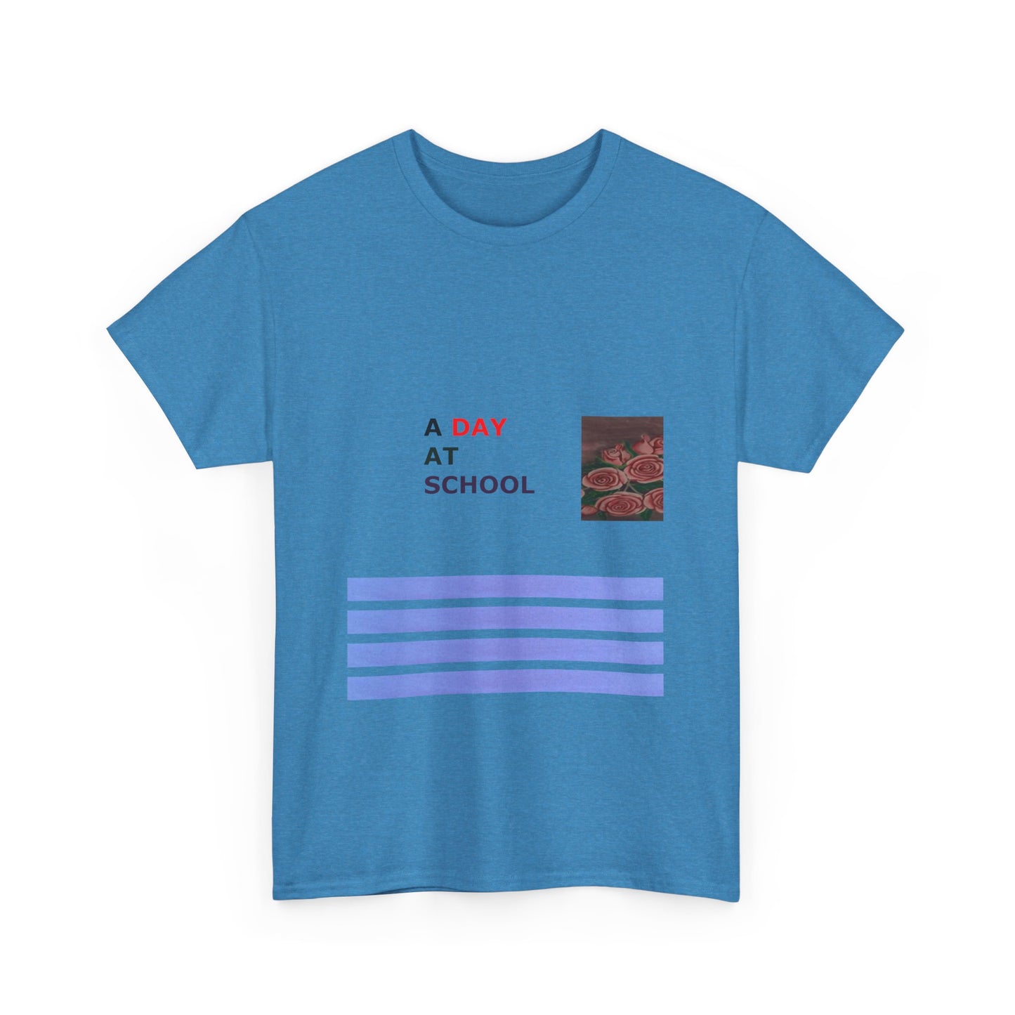 A day at School Unisex Heavy Cotton Tee Express Delivery available