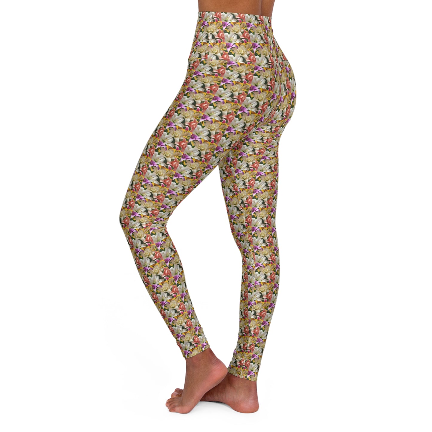 Rare radiant Floral High Waisted Yoga Leggings for Comfort and Style