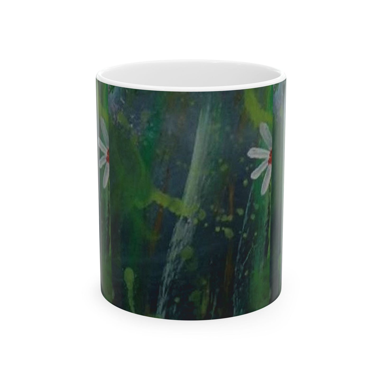 Petals of beauty: The Wild Vegetation Ceramic Mug, (11oz, 15oz)