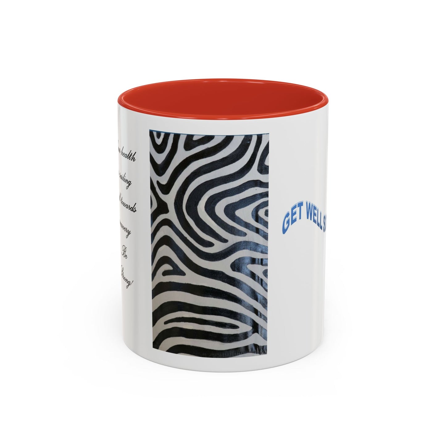 Quick Recovery wishes: Zebra Prints Accent Coffee Mug (11, 15oz)