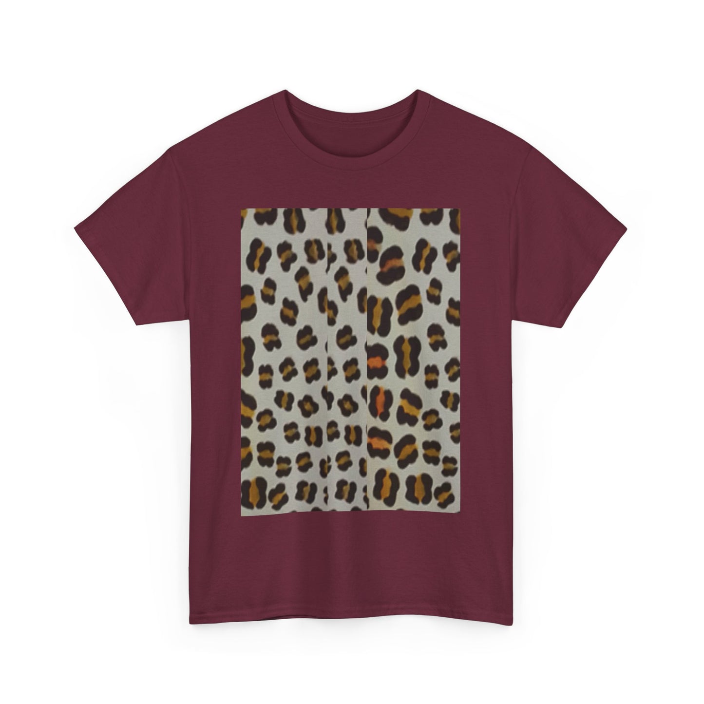 Roaring in Style: Elegant Leopard Rosettes Copy of Unisex Heavy Cotton Tee